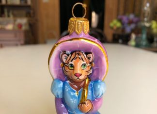Ёлочная игрушка «Тигрица»