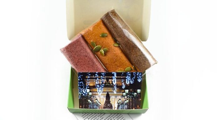 Набор «Пастилы натуральной» с видами Санкт-Петербурга. Ассорти № 2