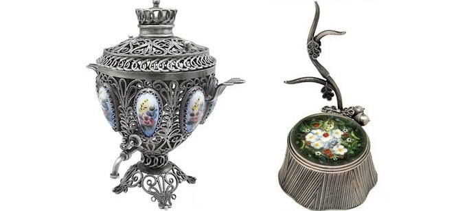 Серебряные изделия «Ростовской финифти»