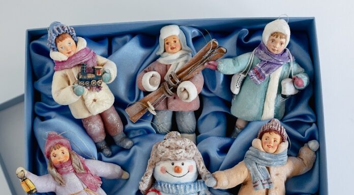 Коллекция ватных ёлочных игрушек «Первые снежки»