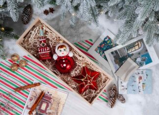 Набор ёлочных игрушек «Из России с любовью»