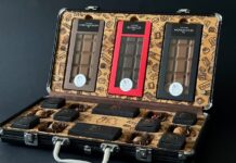 Премиальный кейс с шоколадом и конфетами ручной работы